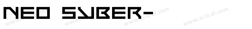 neo syber字体转换